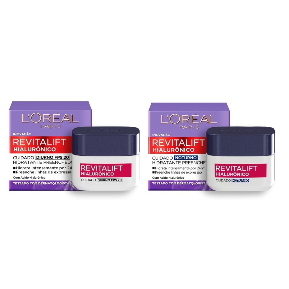 Revitalift Hialurônico: Kit Dia + Noite L'Oréal