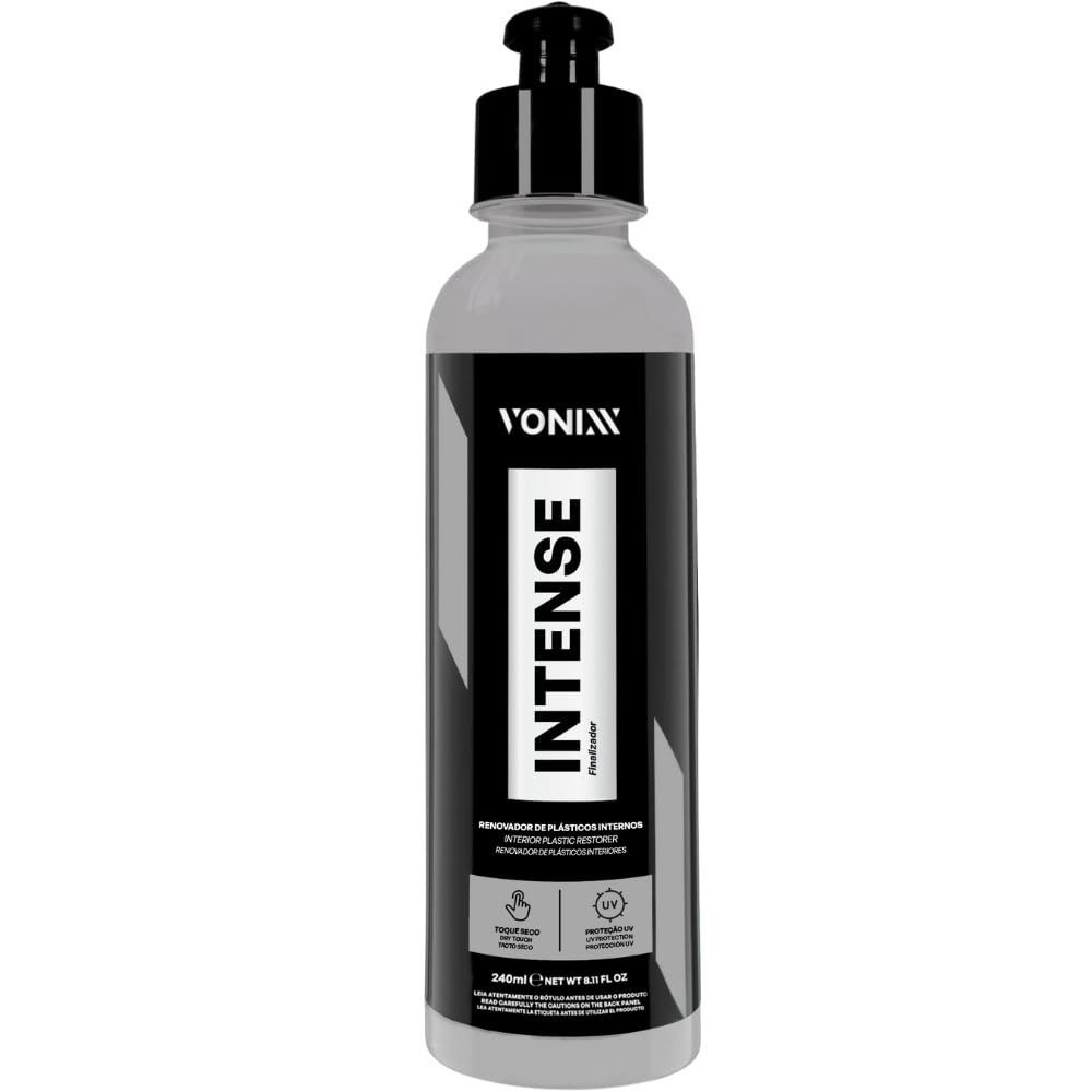 Revitalizador de Plásticos Intense Vonixx 240ml: Renove o Interior do Seu Carro!
