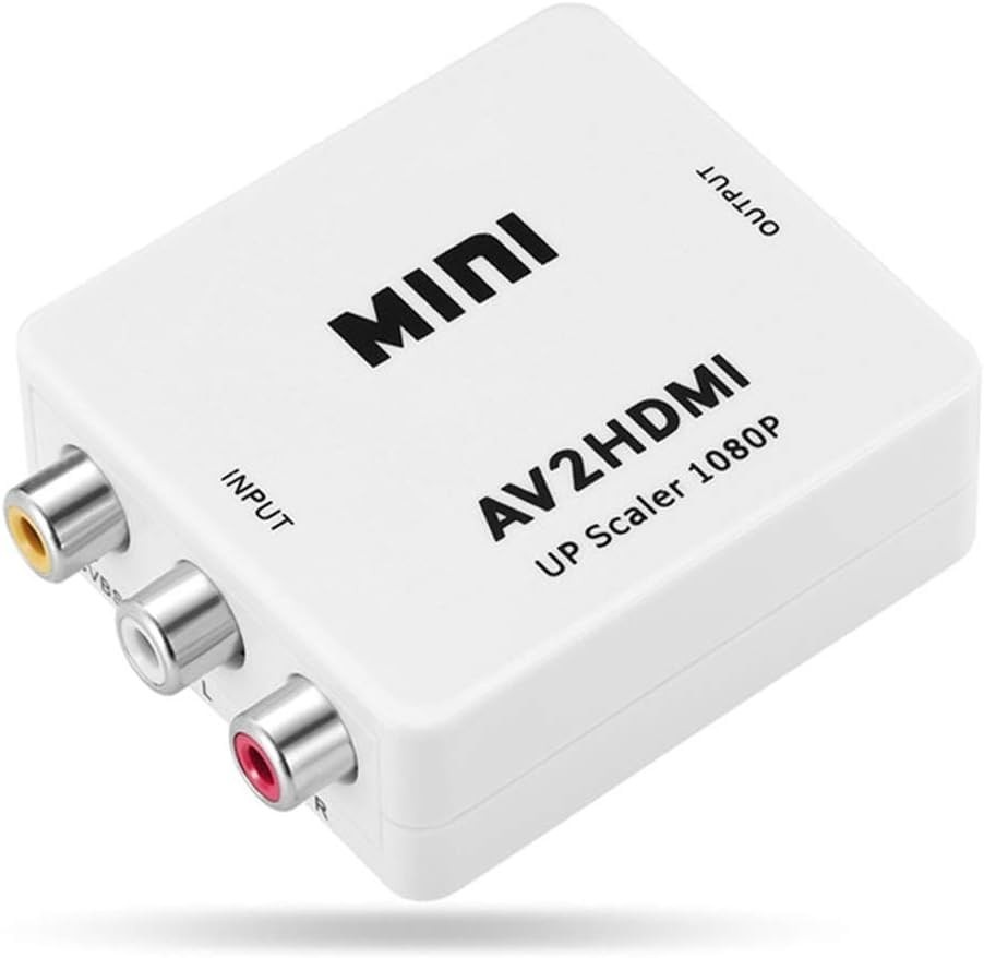 Conversor AV RCA para HDMI Full HD com Escalonamento de Hardware - Reviva seus Dispositivos Antigos!