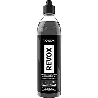 Revox 500ml: Pneu Pretinho Duradouro e Brilhante