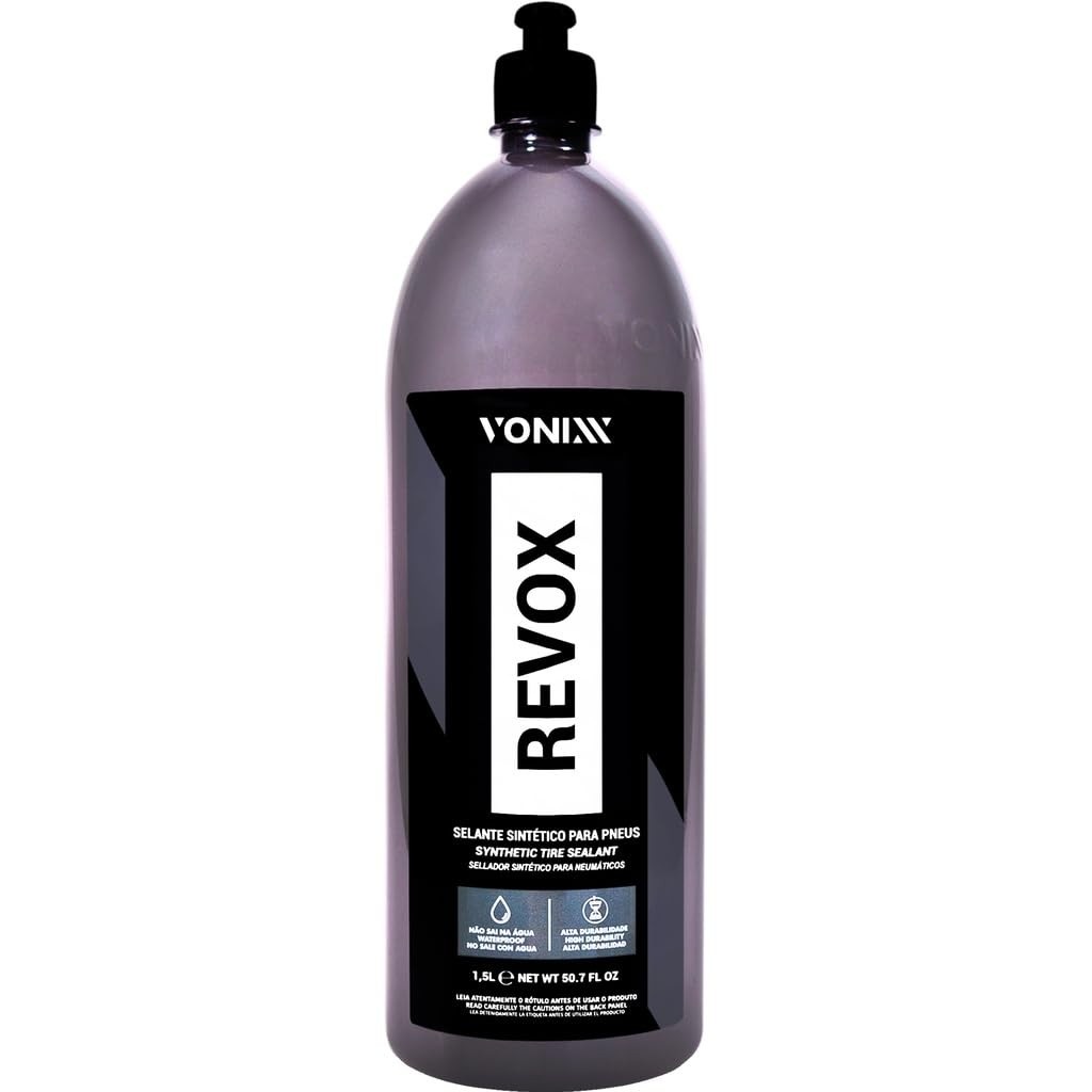 Selante de Pneu Revox 1,5L Vonixx: Proteção Duradoura e Brilho Impecável
