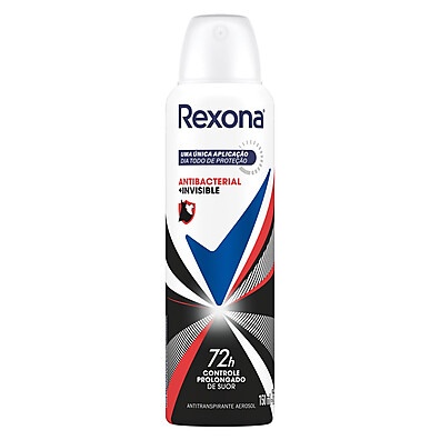 Rexona Antibacterial Invisible: 72h de Proteção