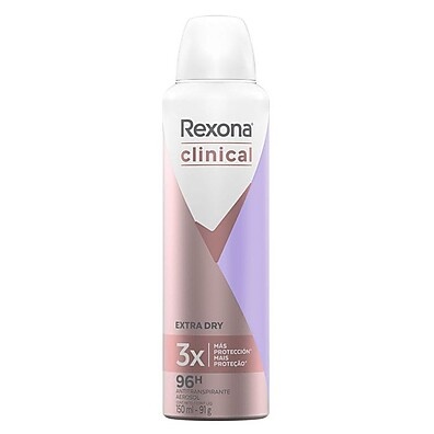 Rexona Clinical Extra Dry: 96h de Proteção!