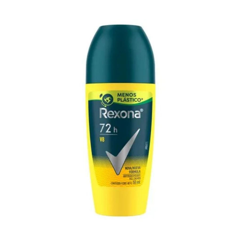 Rexona Men V8 Rollon: 48h de Proteção Antisuor