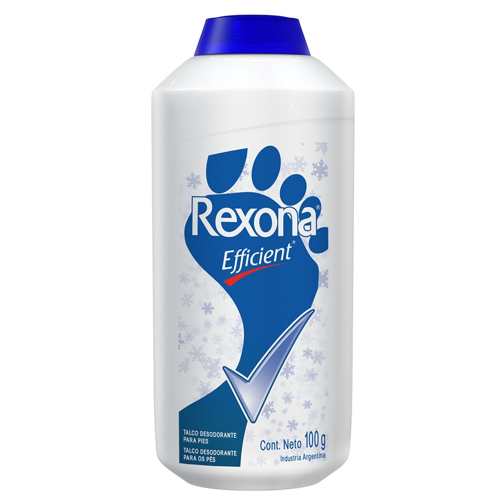 Rexona Pés Secos: Talco Antitranspirante 100g