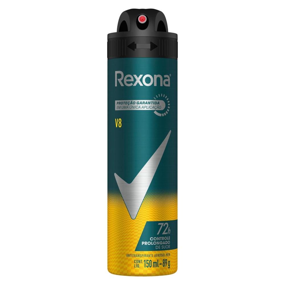 Rexona V8: Proteção 72h Contra Suor e Odor