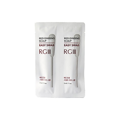 RGIII Red Ginseng Scalp Easy Swab: Cuidado Coreano para Couro Cabeludo