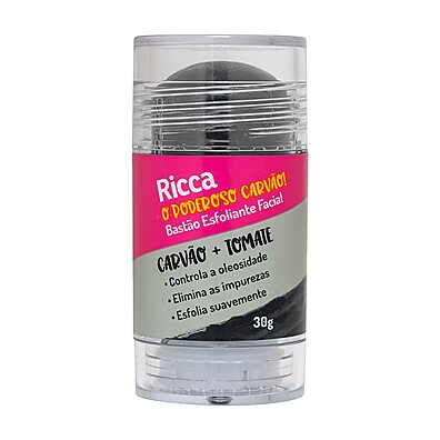 Ricca Carvão: Esfoliação Facial Poderosa!
