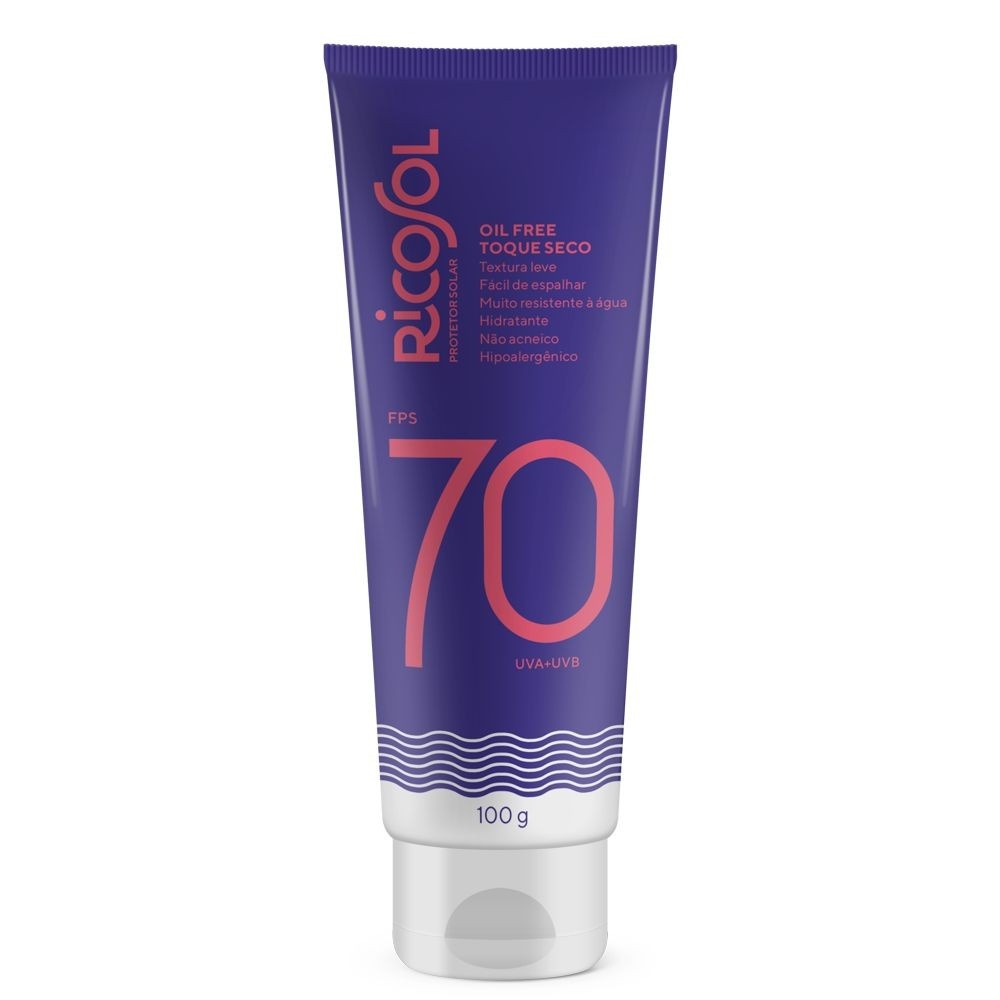 Ricosol FPS 70: Proteção Solar Oil Free e Toque Seco