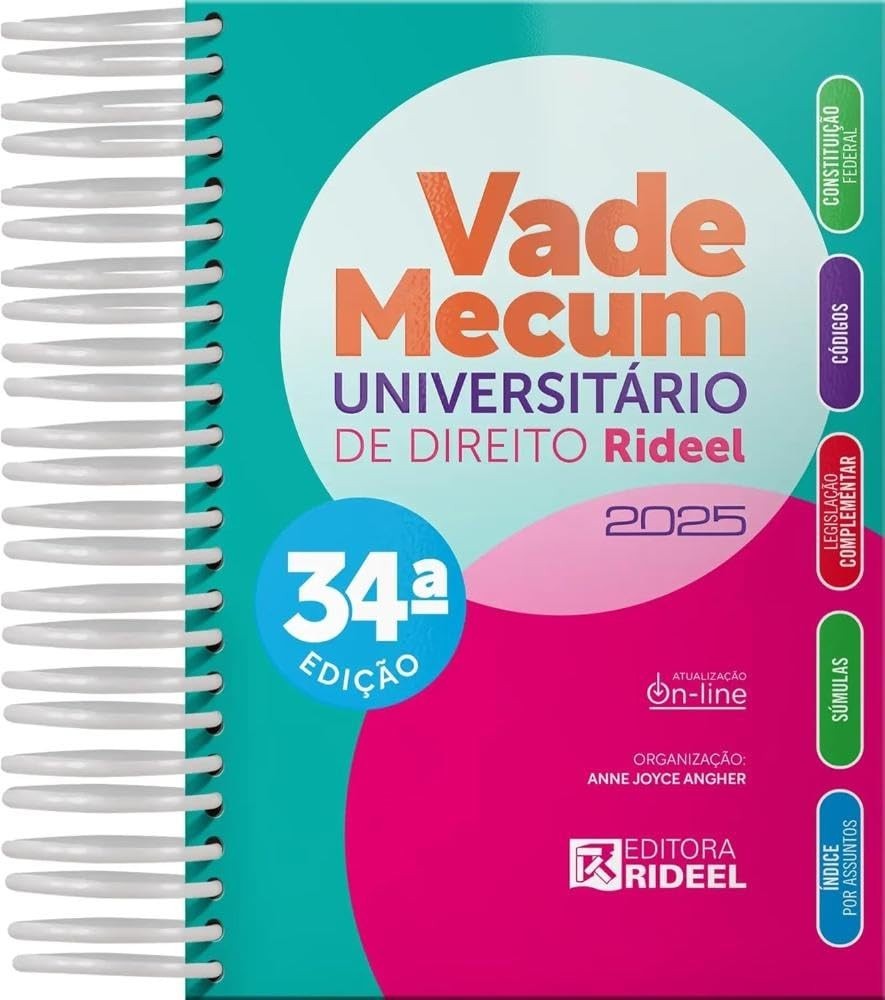 Vade Mecum Universitário Rideel 2025: Seu Guia Essencial para o 1º Semestre - 34ª Edição