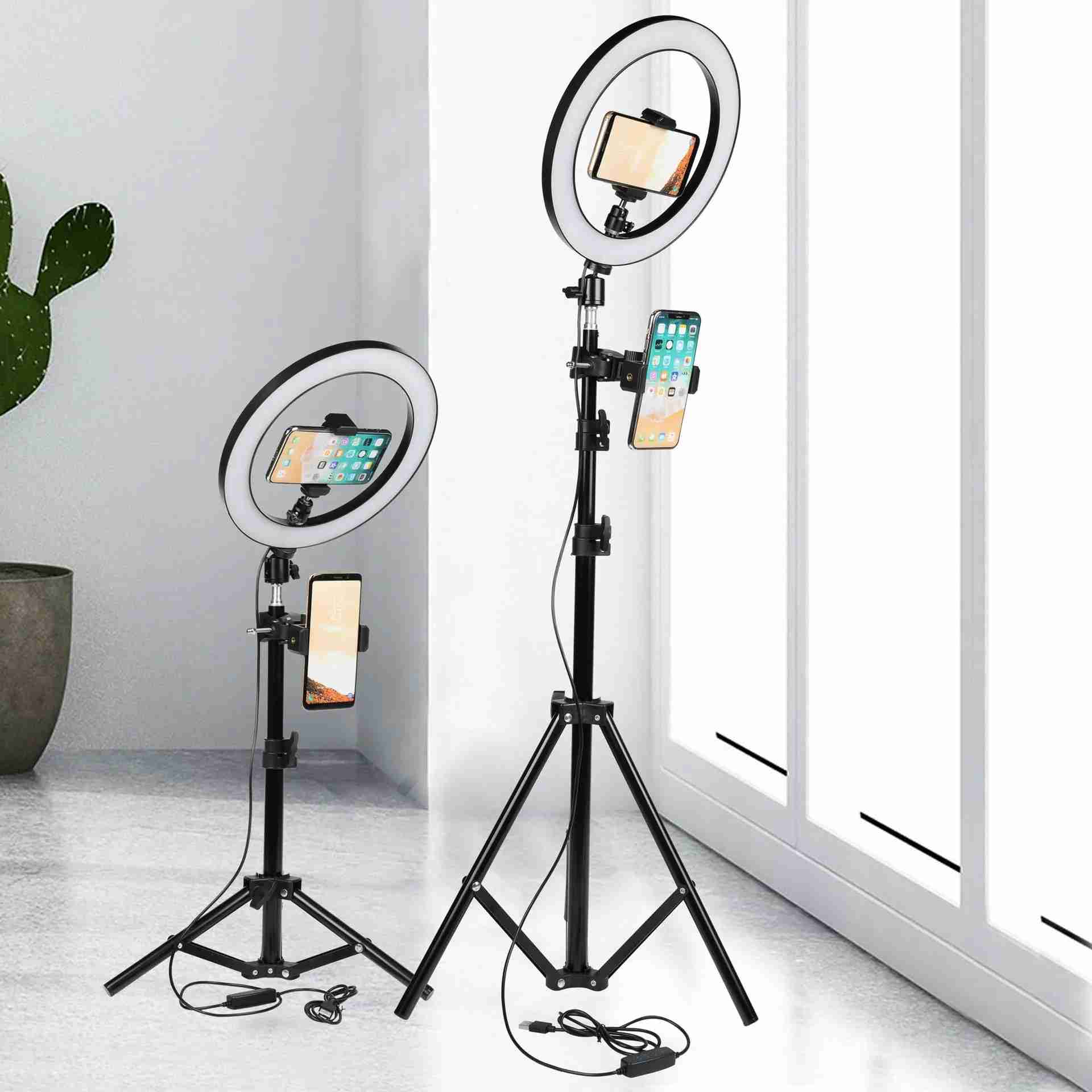 Ring Light 26cm: Iluminação Perfeita para Vídeos!