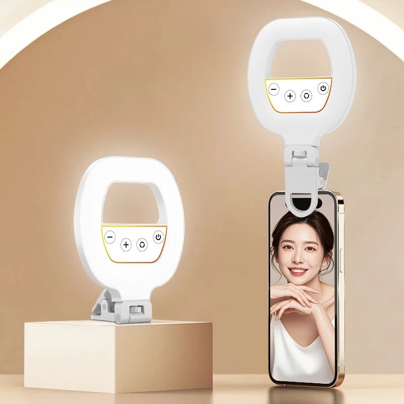 Ring Light Recarregável: Iluminação Perfeita para Selfies!