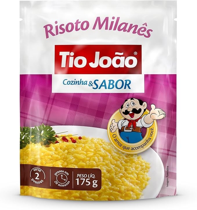Tio João Cozinha & Sabor Risoto Milanês - 175g