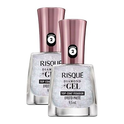 Risqué Diamond Gel: Esmalte com Efeito Paetê!