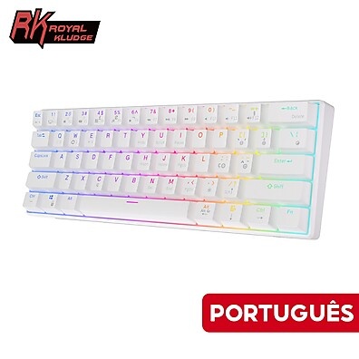 RK61: Teclado Mecânico RGB Bluetooth Compacto