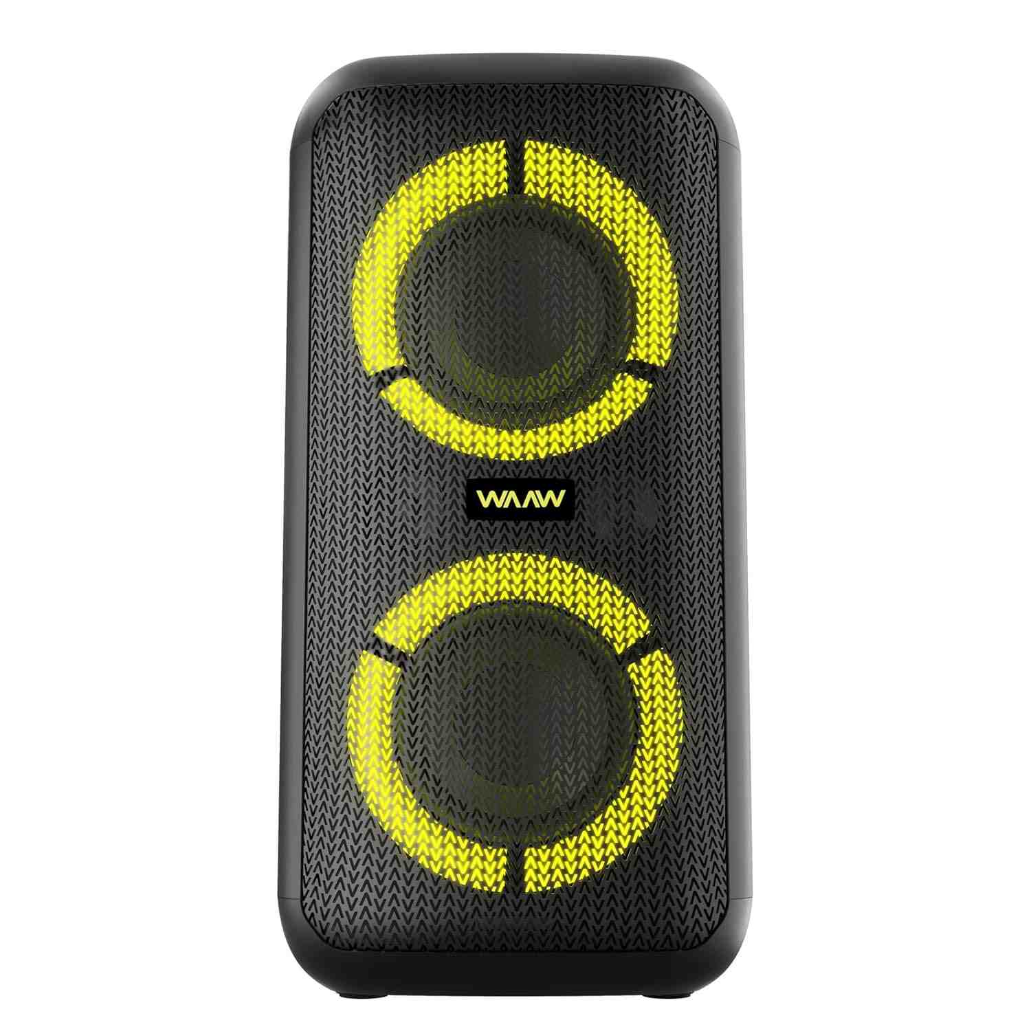 Caixa de Som WAAW by ALOK INFINITE 200: Som Potente, LEDs Dinâmicos e 160W RMS