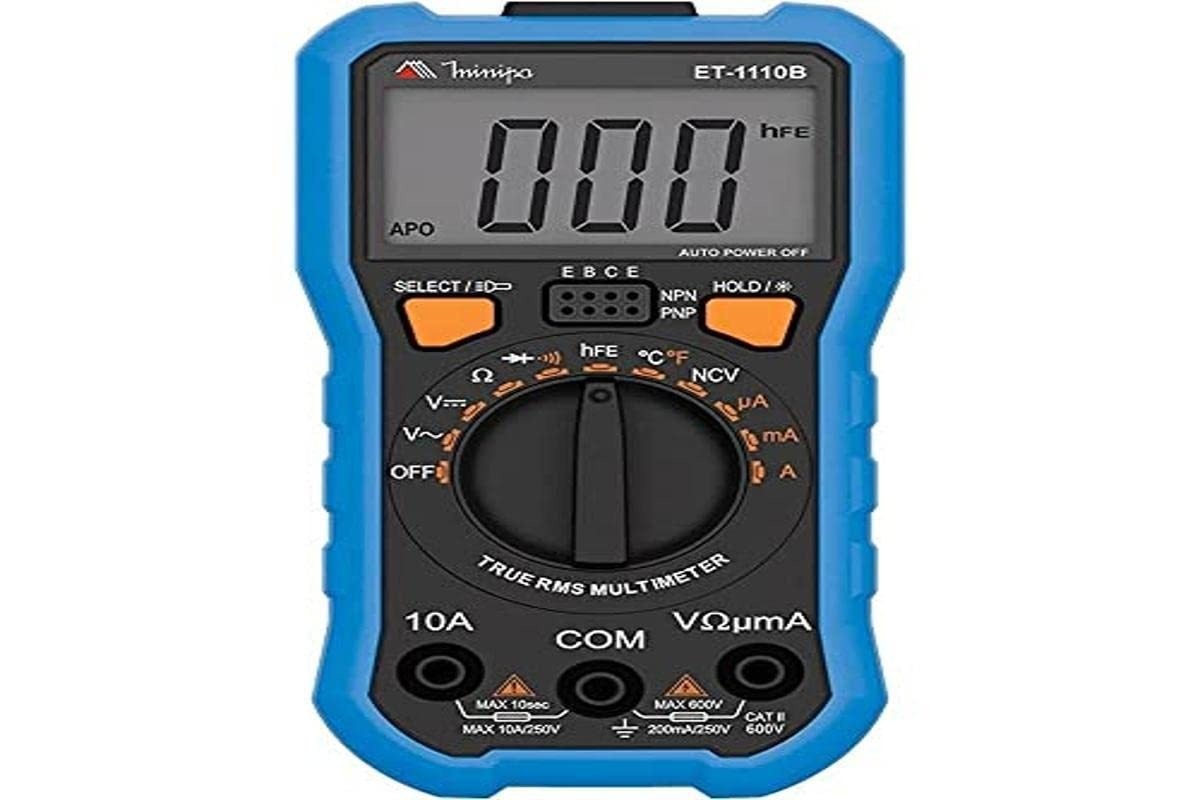 MULTÍMETRO DIGITAL TRUE RMS ET-1110B - MINIPA