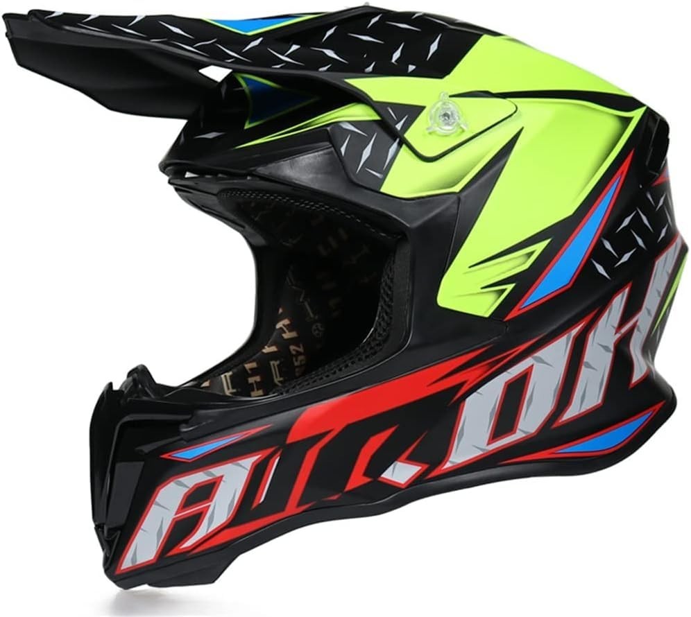 Capacete Motocross Off-Road Racing Adulto CC03 - Segurança e Estilo para Sua Aventura