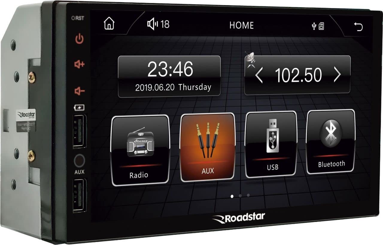 Central Multimídia Roadstar RS-700BR MI: CarPlay, USB, Micro SD e Mais!