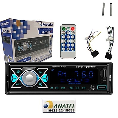 Roadstar RS-2714BR Plus: Som Bluetooth para seu Carro