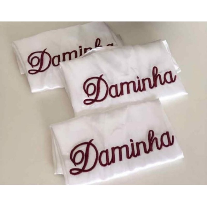 Robe Cetim Infantil Personalizado para Noiva, Madrinha e Debutante