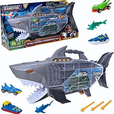 Robô Tubarão Beast Machines: Aventura e Diversão!