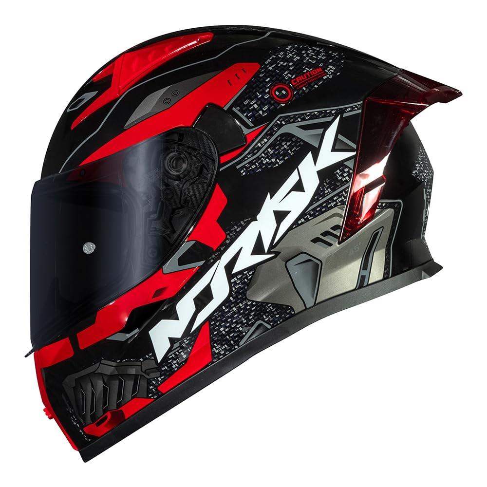 Capacete Norisk Flow Robot Vermelho Masculino: Estilo, Segurança e Conforto + Viseira Extra