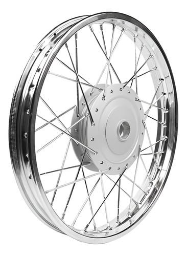 Roda Dianteira Raiada Honda Biz 125/110 (Tambor) - Pronta para Rodar!