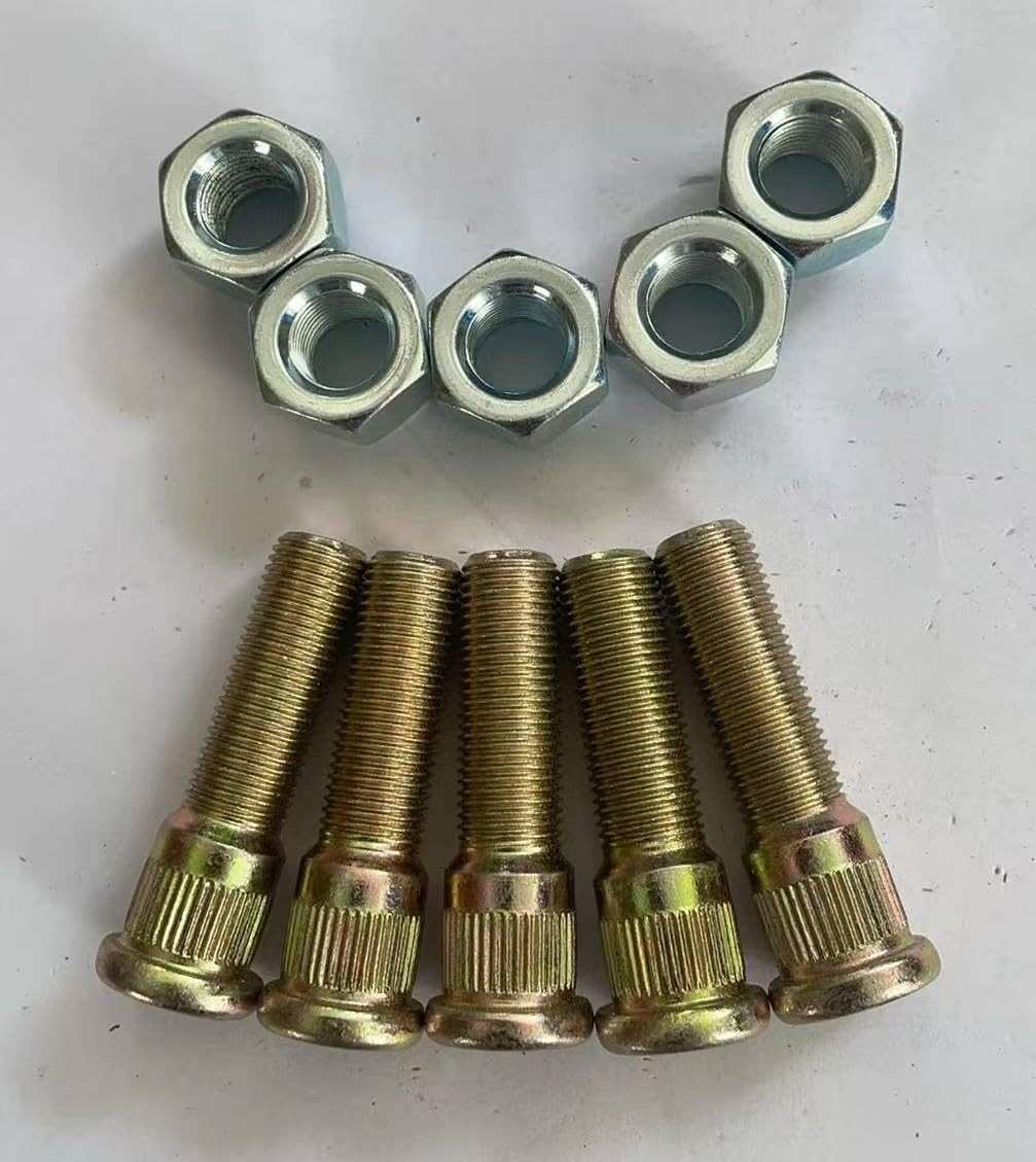 Kit 5 Pinos e Porcas de Roda para Eixo Dexter 1.587-3.175 kg - Reforço e Segurança para seu Reboque