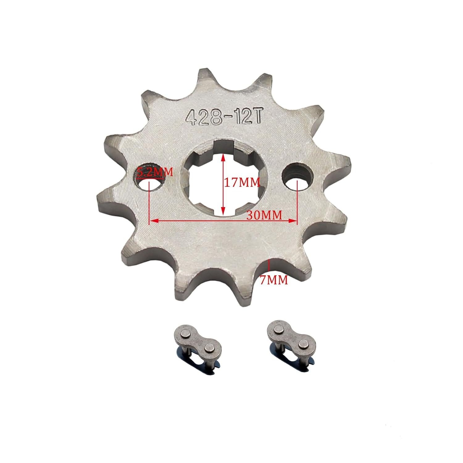 Roda Dentada 12T 17mm 428: Potencialize sua Pit Bike, Quad, Dirt Bike e ATV