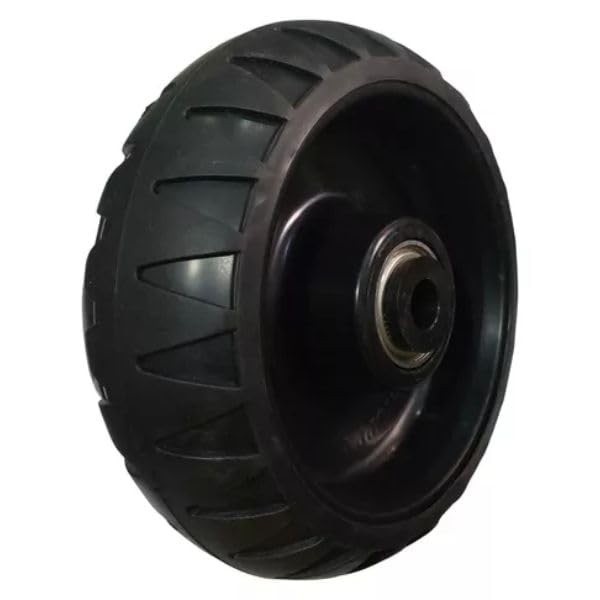 RODA DE BORRACHA SCHIOPPA STREET STRE 6x2 - Resistência e Mobilidade 250kg Preta