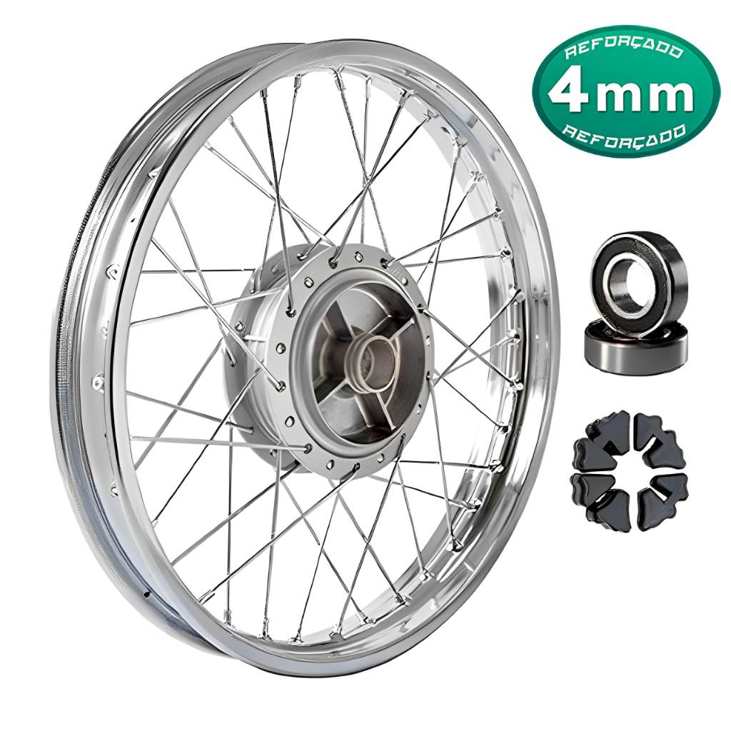Roda Traseira 4mm Titan Fan 150 Start 160: Durabilidade e Performance para Sua Motocicleta