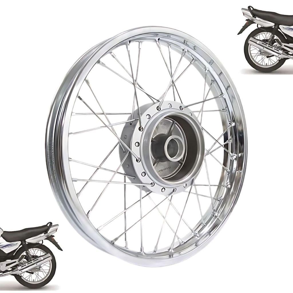 Roda Traseira YBR 125/Factor 125: Aro 18 Completa
