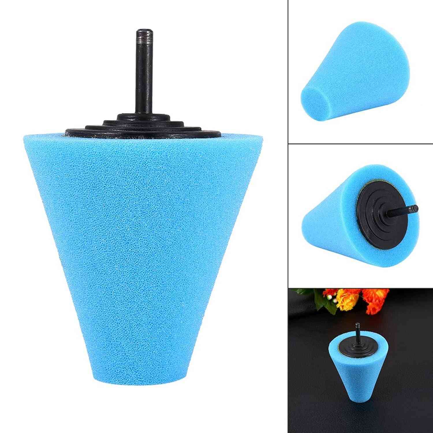 Mingzhe Almofadas de Polimento em Forma de Cone - Para Rodas, Carros, Barcos e Motocicletas | Espuma Profissional com Design Cônico