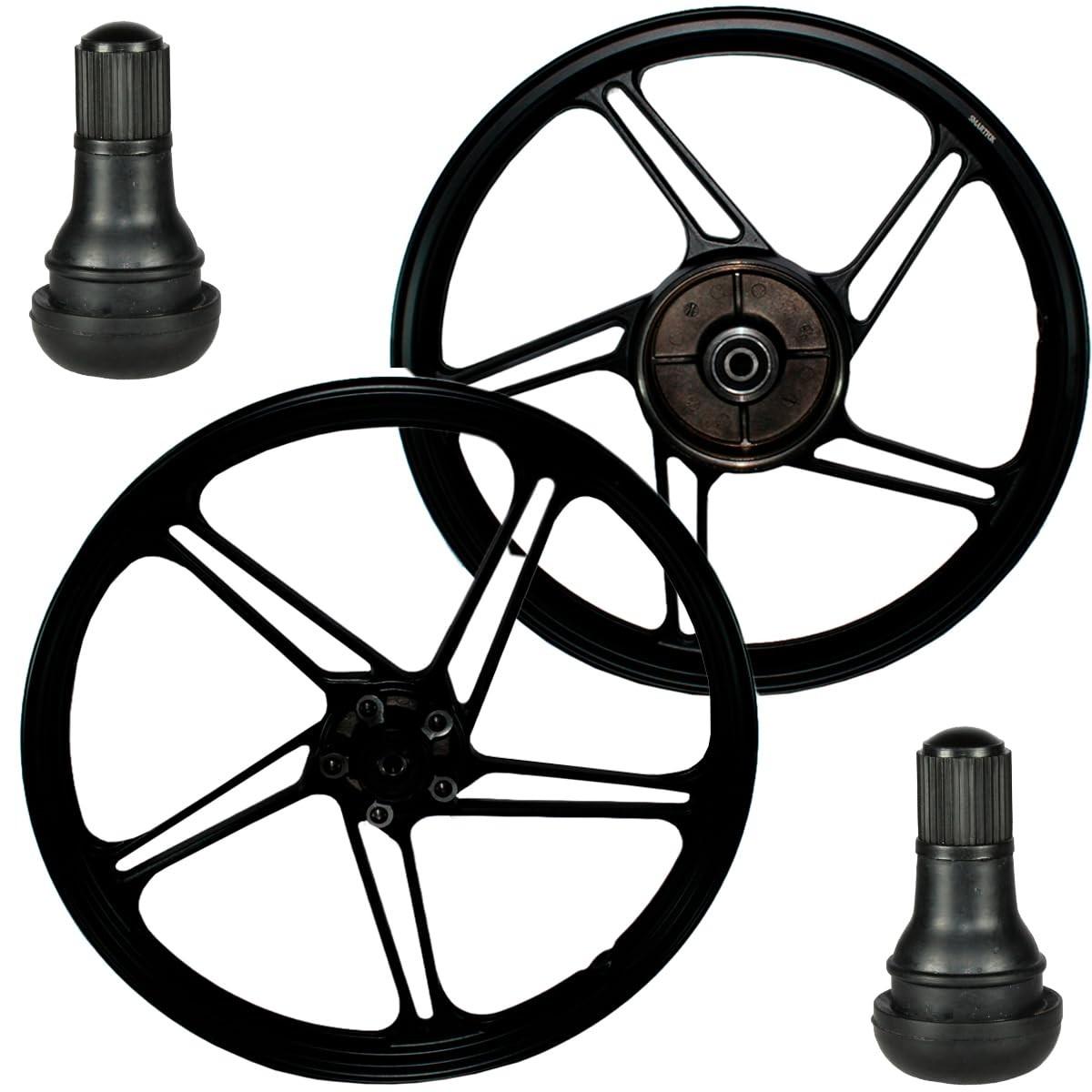 Par de Rodas Alumínio Leve Freio Disco CG 150/160 Fan Titan ESD EX (2014+) - Performance e Estilo