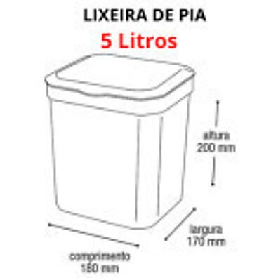 Kit Pia Completo: Lixeira, Detergente e Rodinho!
