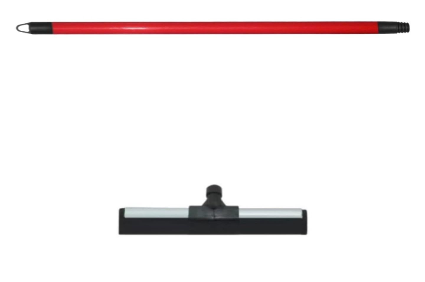 Rodo Duplo Metal 40cm com Cabo | EVA Reforçado Puxa Seca para Limpeza Profissional de Pisos
