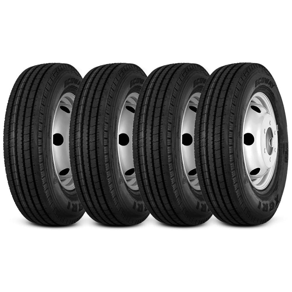 Kit 4 Pneus Xbri Ecowayliso Rodoviário 215/75R17.5 135/133J - Segurança e Durabilidade para Seu Caminhão
