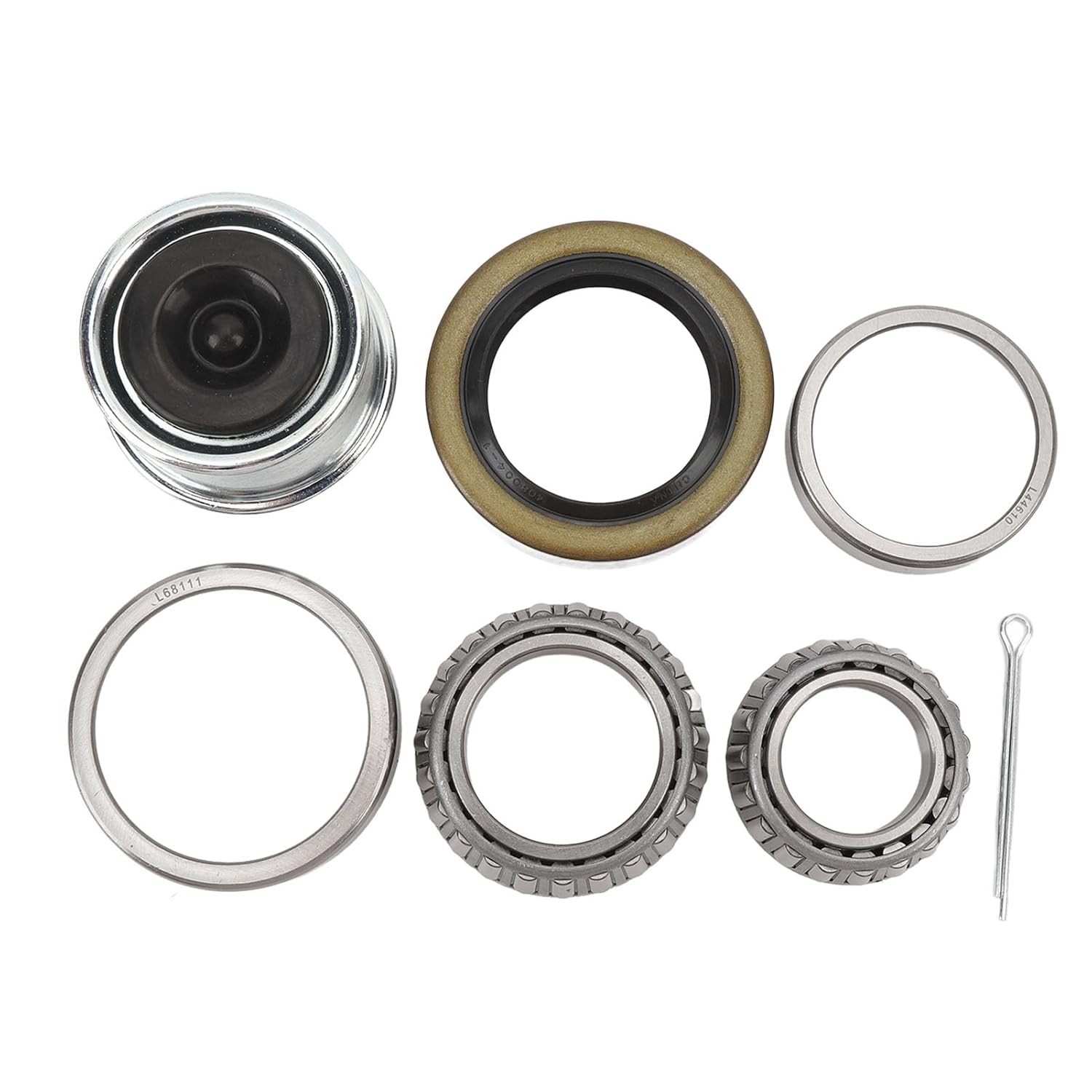 LiebeWH Kit Completo de Rolamento para Cubo de Roda de Reboque 3500 Lb e Uso Marítimo