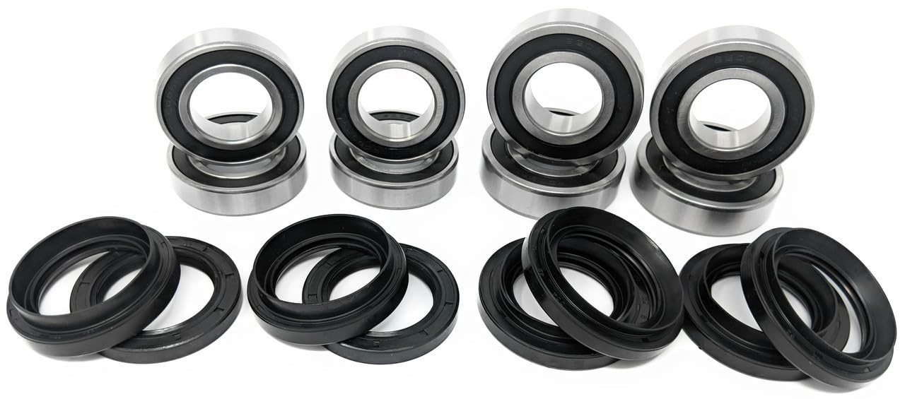 Kit Rolamentos e Selos Roda Dianteira/Traseira Yamaha Rhino 700/660/450 Iconic Racing