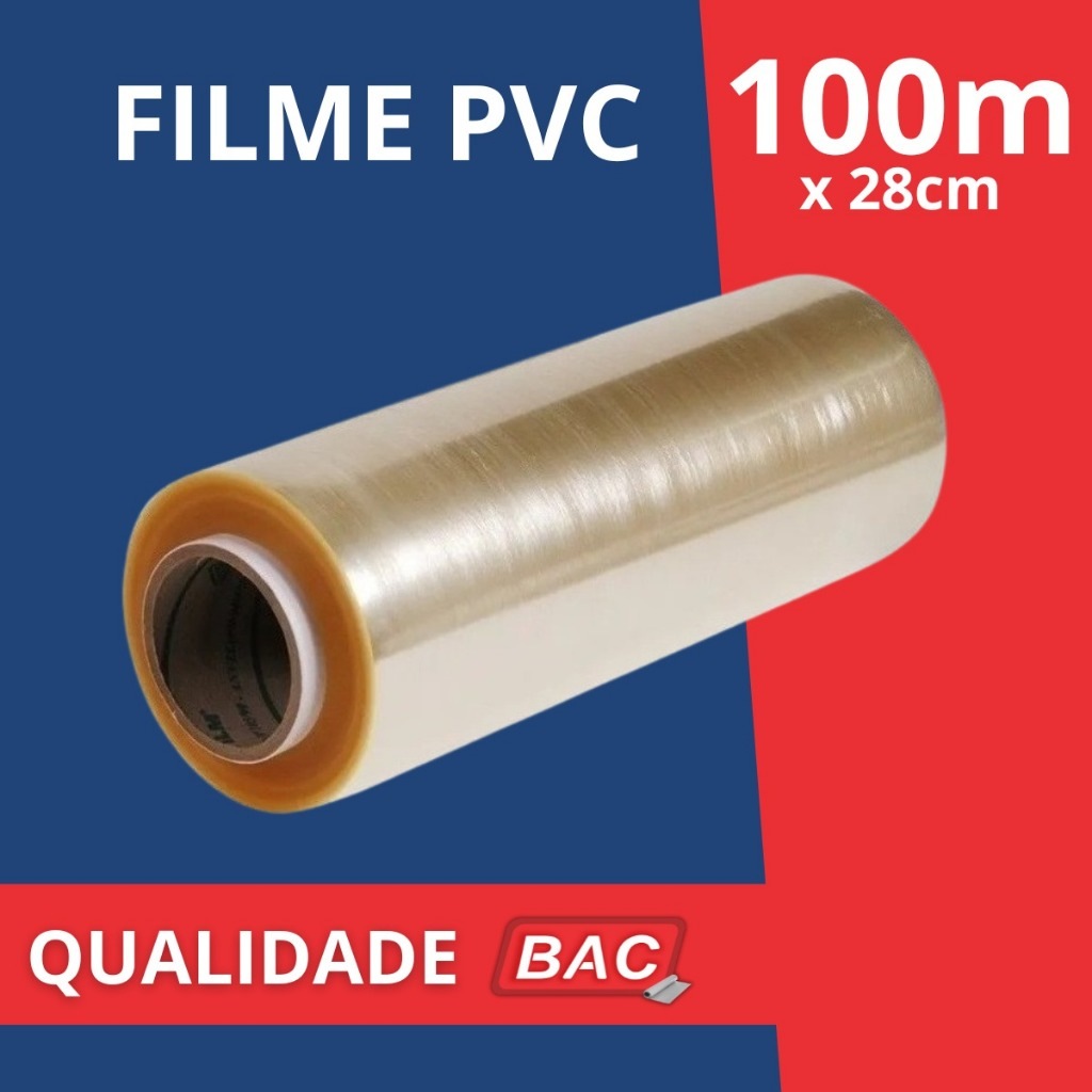 Rolo de Filme PVC 28cm x 100m BAC: Proteção e Versatilidade em Cada Metro