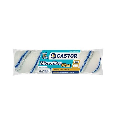 Rolo de Pintura Microfibra Castor: Acabamento Impecável