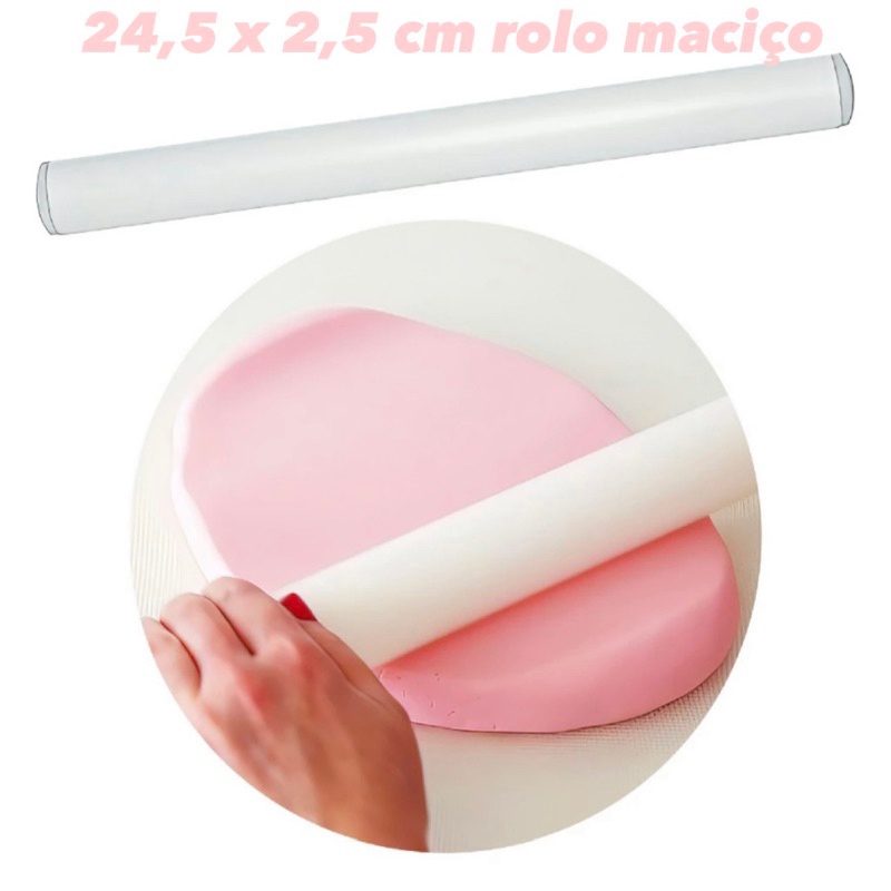 Rolo Maciço BlueStar 24,5cm: Precisão e Durabilidade