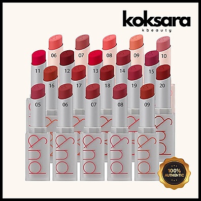 Rom&nd Zero Matte Lipstick: 23 Cores Incríveis