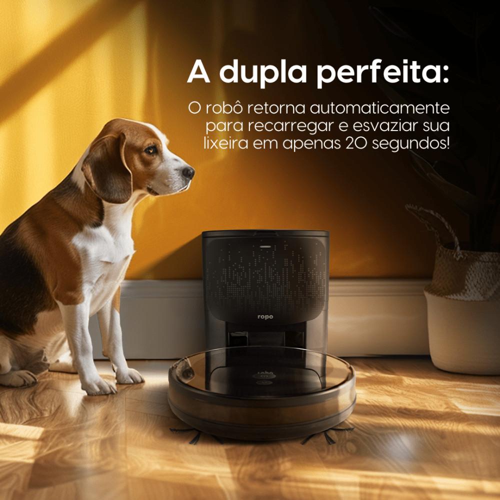 Ropo Smart Pet: Robô Aspirador Ideal p/ Pets