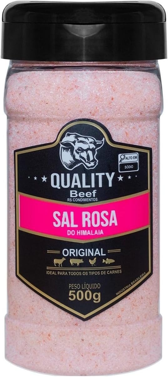 Quality Beef Tempero Sal Rosa do Himalaia Original 500g