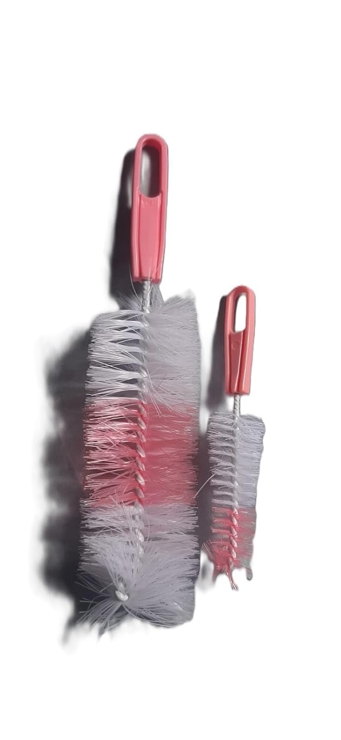 Kit Escova para Mamadeira ADE Rosa - Limpeza Profunda e Prática