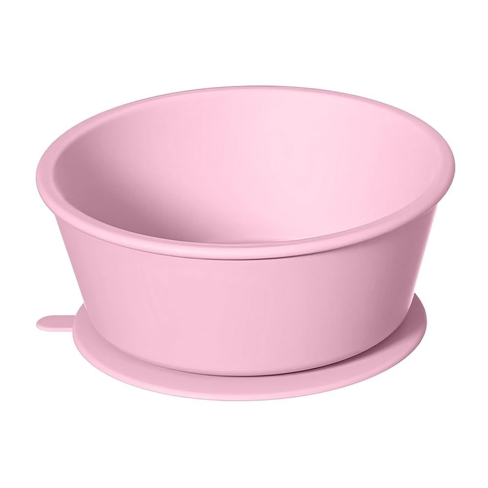 Tigela de Silicone Redonda Life NT-26 Rosa - Segura, Prática e Livre de BPA para Bebês