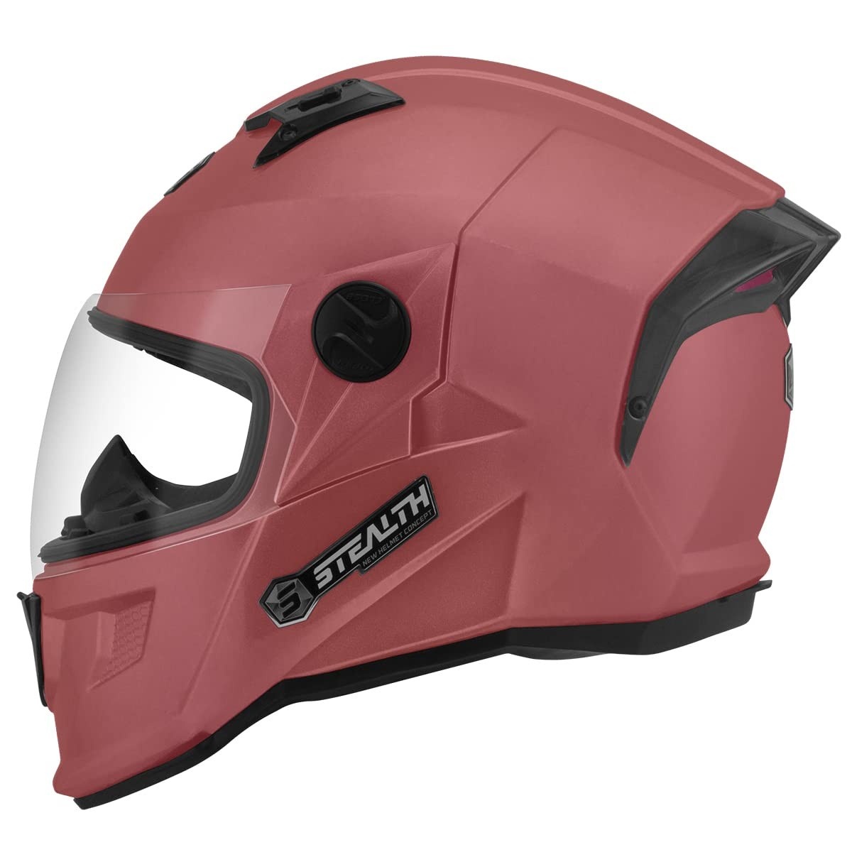 Capacete Fechado Pro Tork Stealth Solid Fosco Rosa Bebê - Segurança e Estilo para Você!