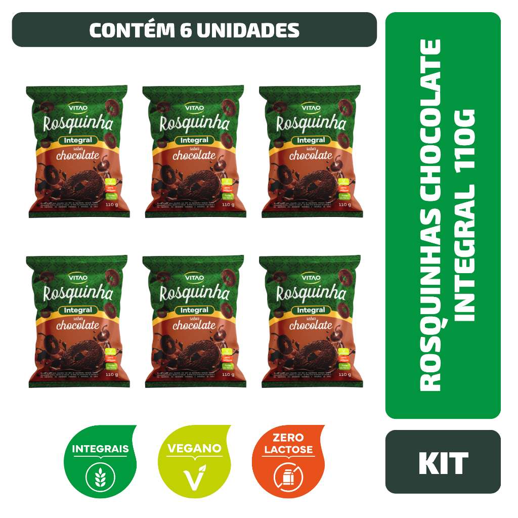 Rosquinhas Integrais Vitao Chocolate: Sabor e Saúde!
